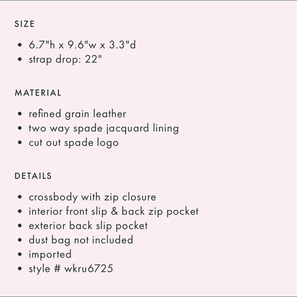 Kate spade adel medium black crossbody bag - Picture 3 of 7